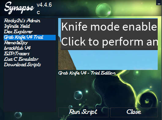 Scripts Synapse Scripts - roblox knife script lua